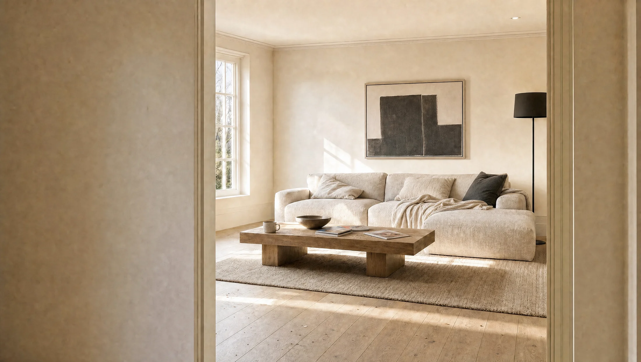 Illustrative lived-in room before a fresh start
